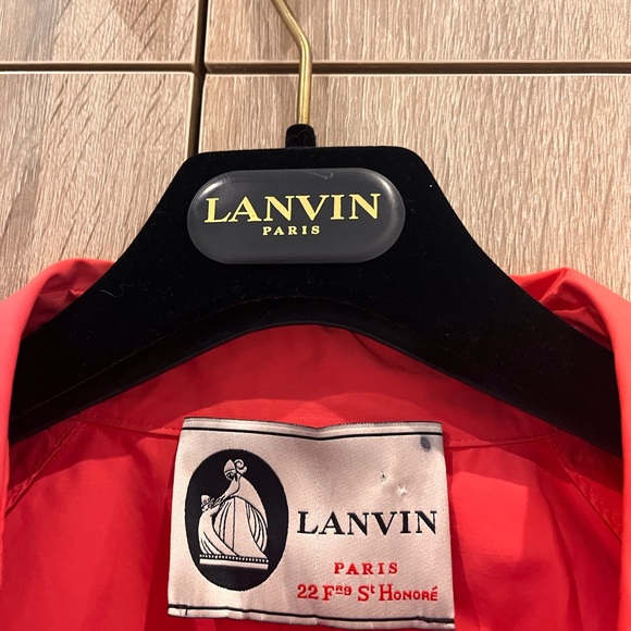 Lanvin red raincoat - Picture 3 of 9